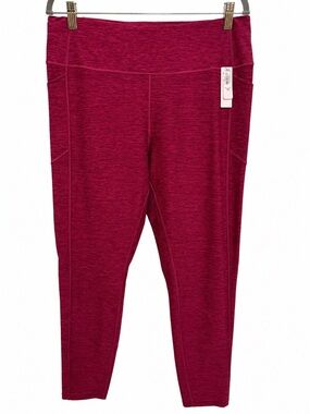 Victoria’s Secret On Point Flow Essential Leggings XL Long Pink Marl Pockets